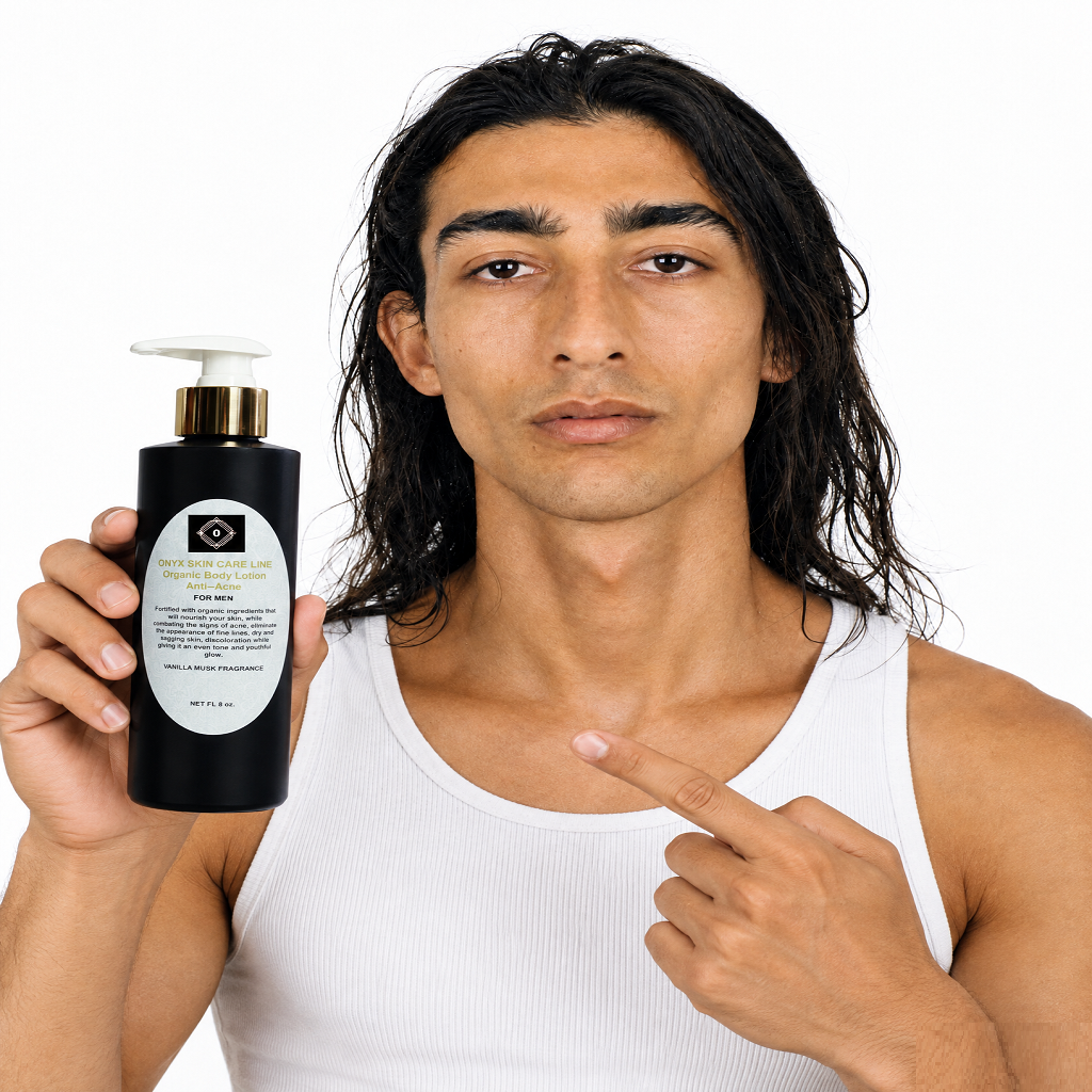 Anti-Acne Organic Nourishing Body Lotion - Five Fragrances -  For MEN-1