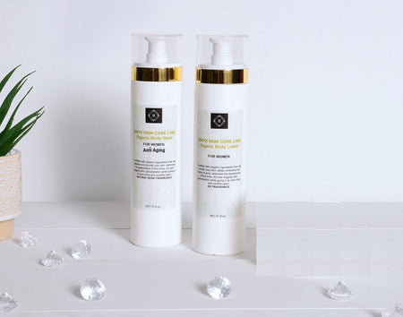 DUO SKIN CARE ANTI-AGING SYSTEM - Nourishing Wash and Lotion - Bulgarian Rose Fragrance - for WOMEN -  ITEM CODE: 601956330748-0
